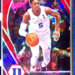 2021-22 Prizm Draft Picks RJ Barrett Red Ice #95 Devils