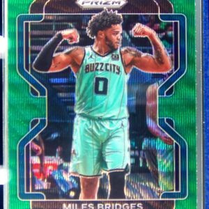 2021-22 Prizm Miles Bridges Green Wave #132 Hornets