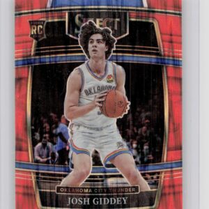 2021-22 Select Josh Giddey Orange Flash Prizm #58 Thunder