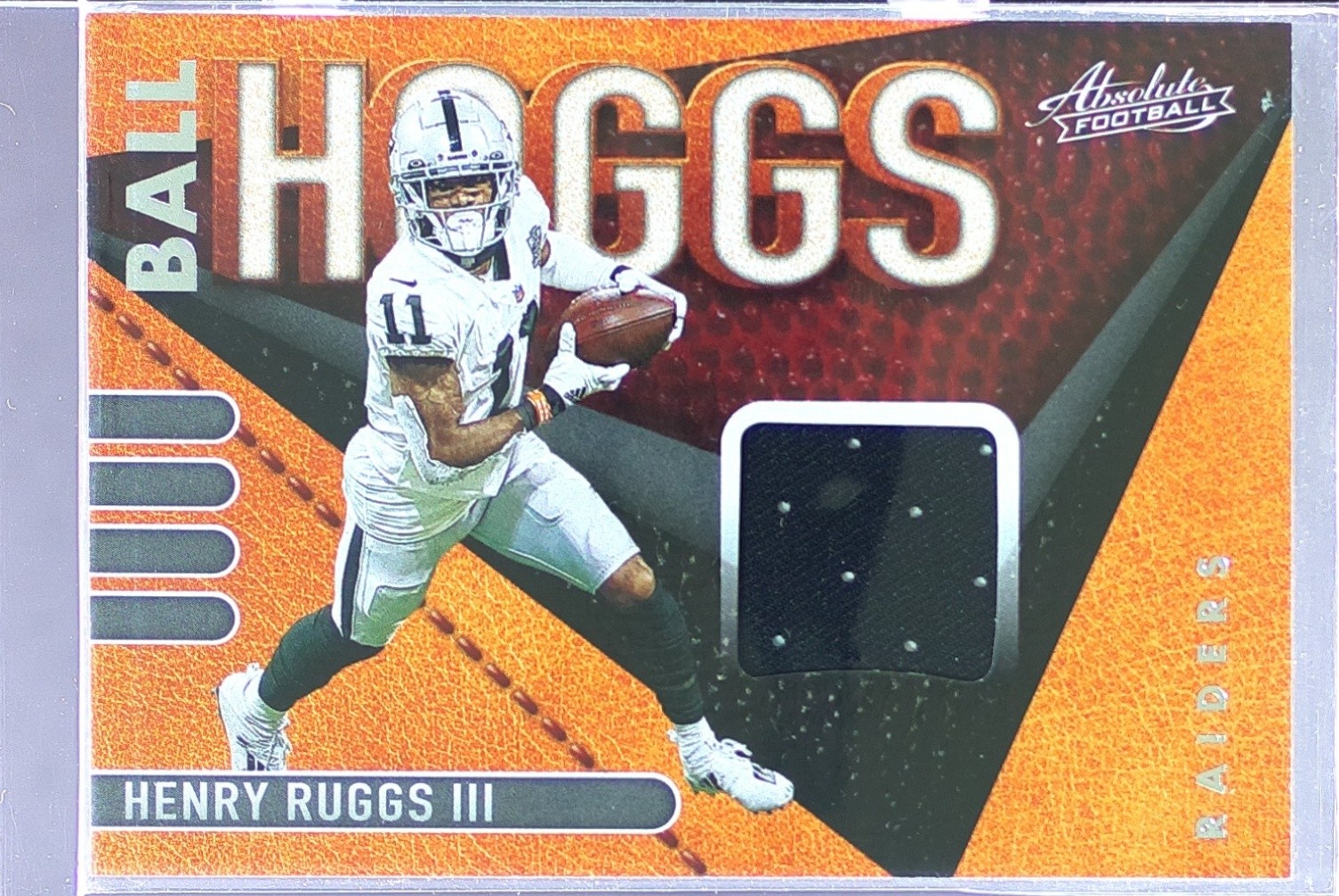 2021 Absolute Henry Ruggs III JSY #BH11 Raiders Ball Hoggs