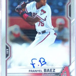 2021 Bowman Chrome Franyel Baez Auto #CPA-FB Diamondbacks Prospect Autographs