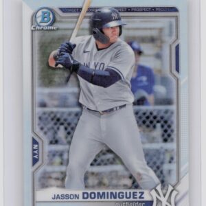 2021 Bowman Draft Jasson Domínguez Refractor #BDC-77 Yankees