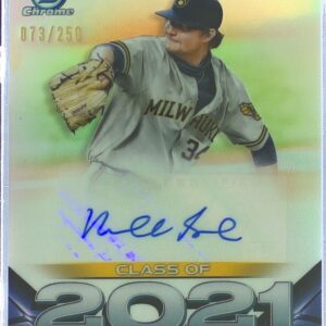 2021 Bowman Draft Russell Smith Auto /250 #C21-RS Brewers Class of 2021