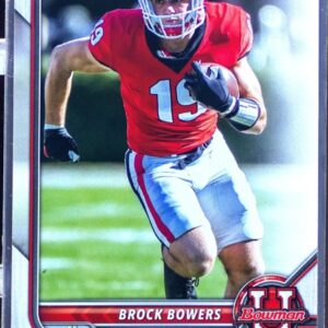 2021 Bowman University Brock Bowers #83 Bulldogs First Bowman