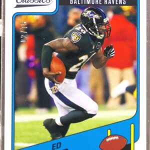 2021 Classics Ed Reed Blue Back /75 #119 Ravens