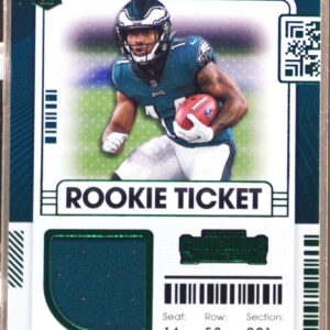 2021 Contenders Kenneth Gainwell RC JSY #RSV-KGA Eagles Rookie Ticket Swatches V