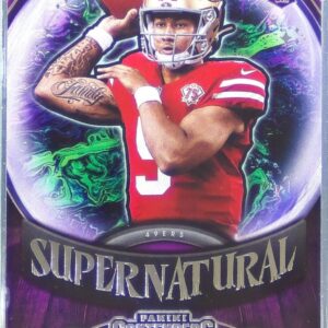 2021 Contenders Trey Lance RC #SN-TLA 49ers Supernatural