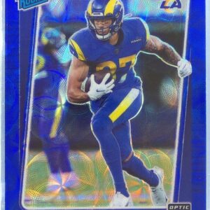 2021 Donruss Optic Jacob Harris Blue Scope RC #238 Rams
