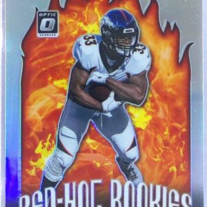 2021 Donruss Optic Javonte Williams RC #RHR-8 Broncos Red Hot Rookies