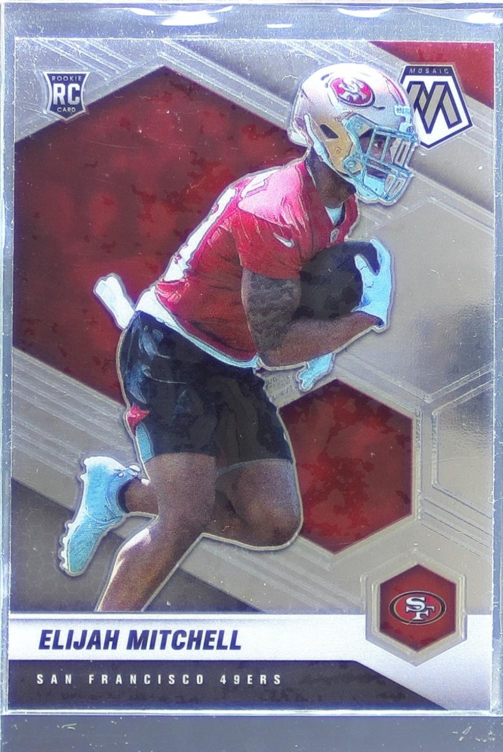 2021 Mosaic Eli Mitchell RC #376 49ers