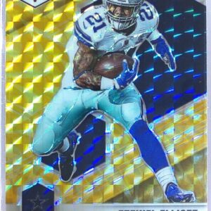 2021 Mosaic Ezekiel Elliott Prizm Reactive Yellow #60 Cowboys