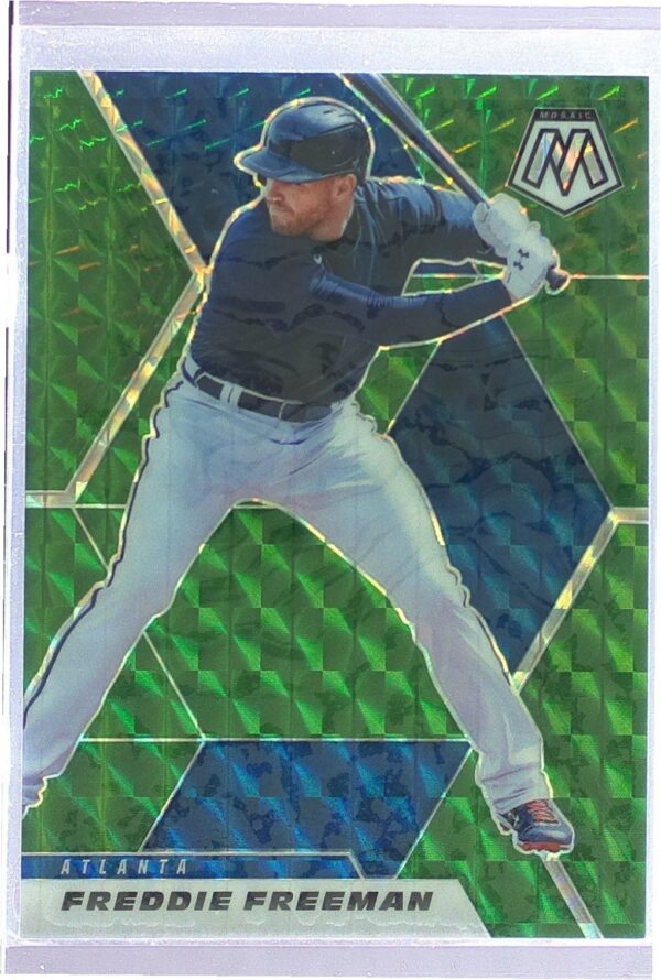 2021 Mosaic Freddie Freeman Mosaic Green #53 Braves