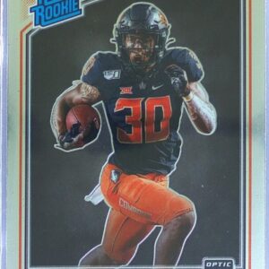 2021 Panini Chronicles Draft Picks Chuba Hubbard RC #215 Cowboys