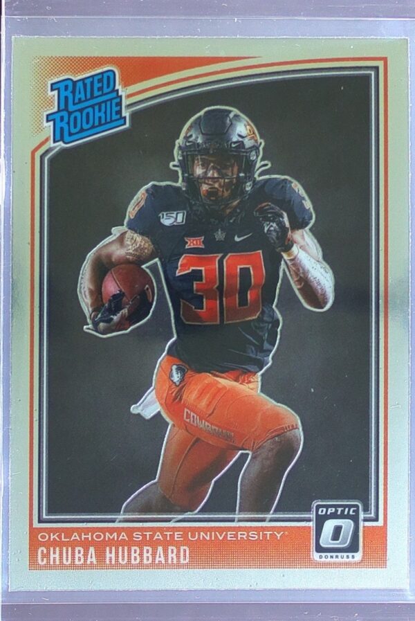 2021 Panini Chronicles Draft Picks Chuba Hubbard RC #215 Cowboys