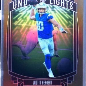 2021 Panini Legacy Justin Herbert /100 #UL-JH Chargers Under the Lights Bronze