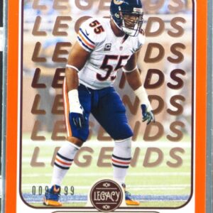 2021 Panini Legacy Lance Briggs Orange /199 #110 Bears