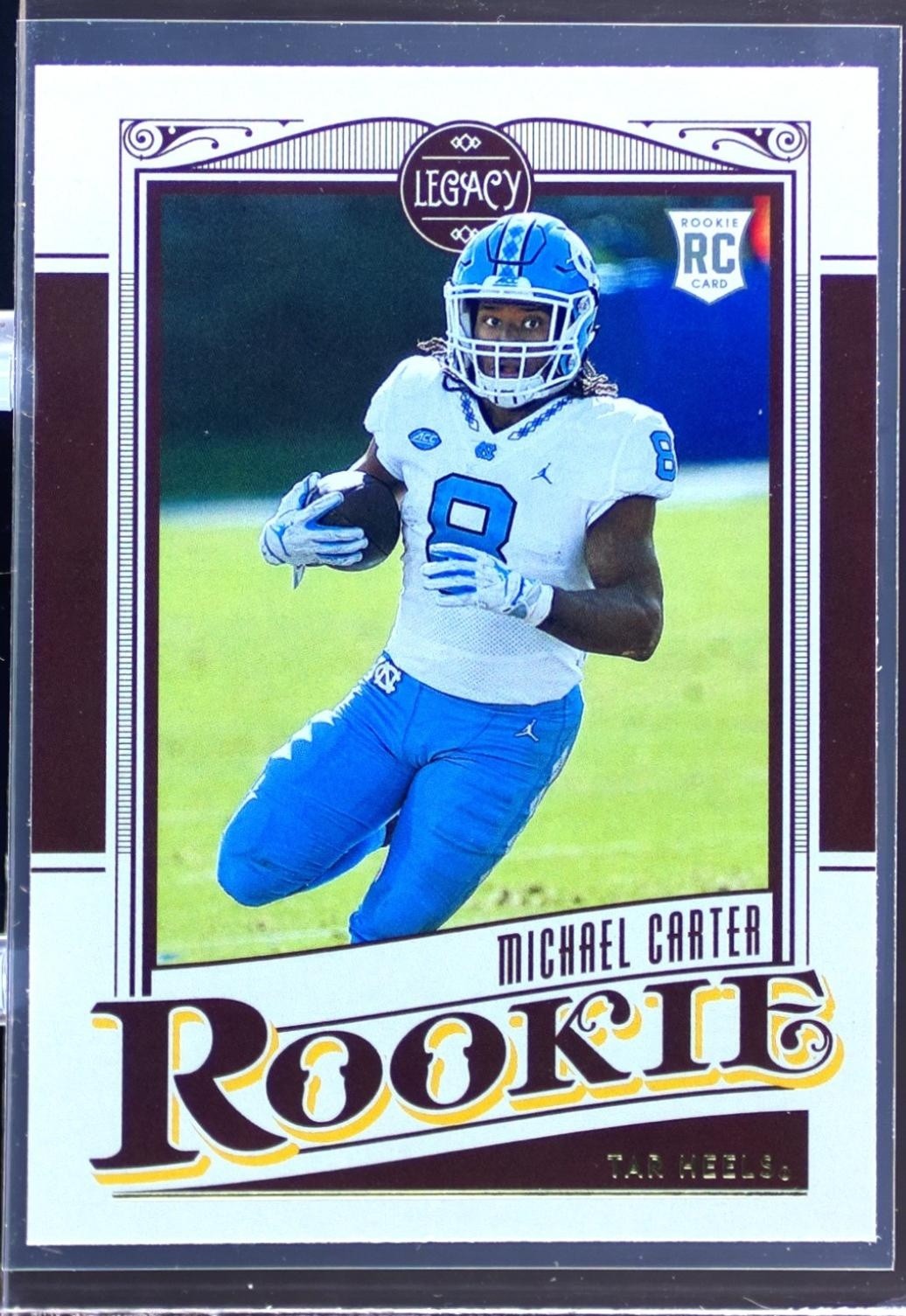 2021 Panini Legacy Michael Carter RC #170 Heels