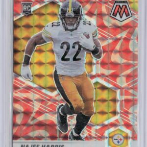 2021 Panini Mosaic Najee Harris Prizm Reactive Orange #313 Steelers