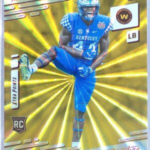 2021 Panini Prestige Jamin Davis Xtra Points Sunburst RC #260 Team