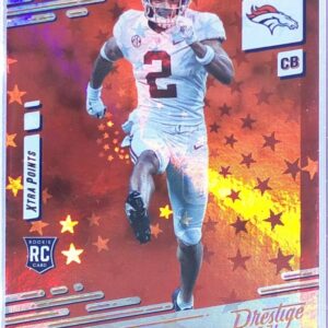 2021 Panini Prestige Patrick Surtain II Xtra Points Astral RC #245 Broncos