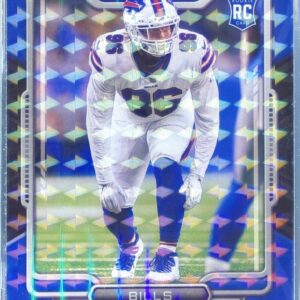 2021 Playbook Carlos "Boogie" Basham Mosaic RC #167 Bills