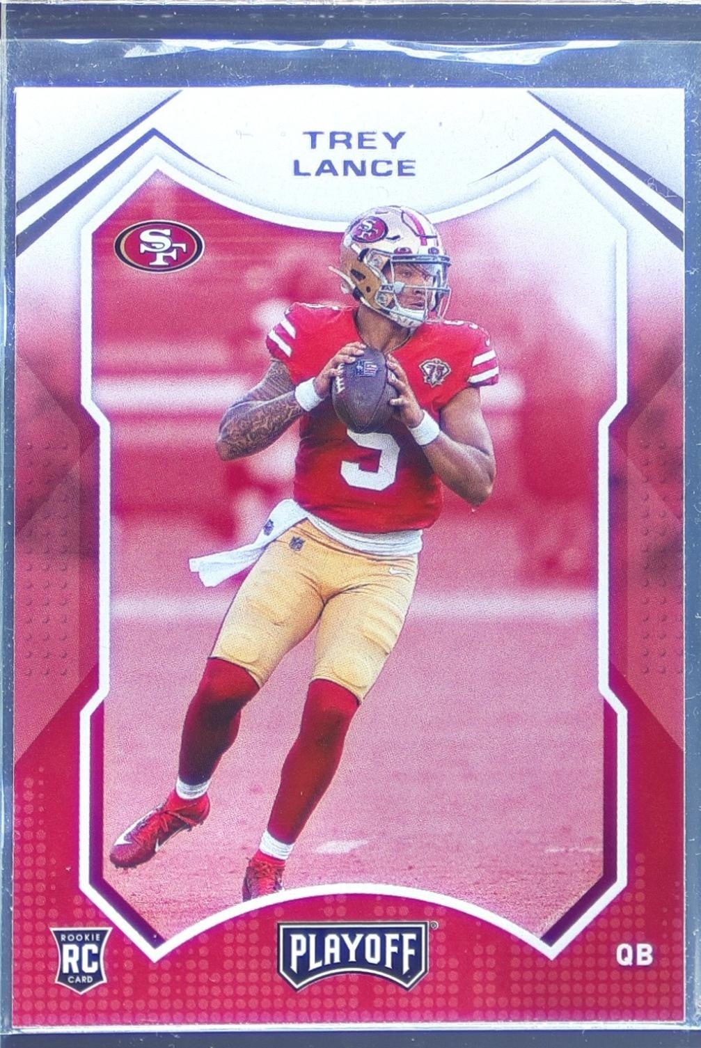 2021 Playoff Trey Lance Kickoff RC #203 49ers