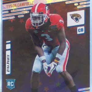 2021 Prestige Tyson Campbell Xtra Points Astral RC #267 Jaguars