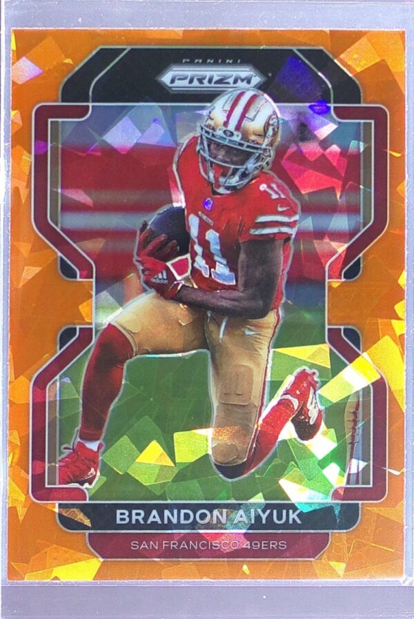 2021 Prizm Brandon Aiyuk Orange Ice #52 49ers