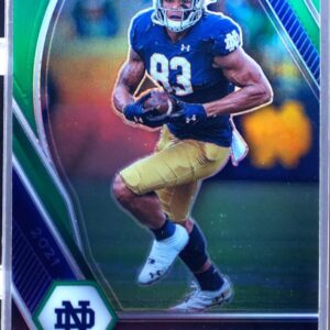 2021 Prizm Draft Picks Chase Claypool  Green #54 Irish