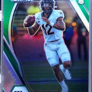 2021 Prizm Draft Picks Jamie Newman Green RC #135 Deacons