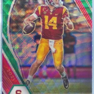 2021 Prizm Draft Picks Sam Darnold Green Wave #29 Trojans