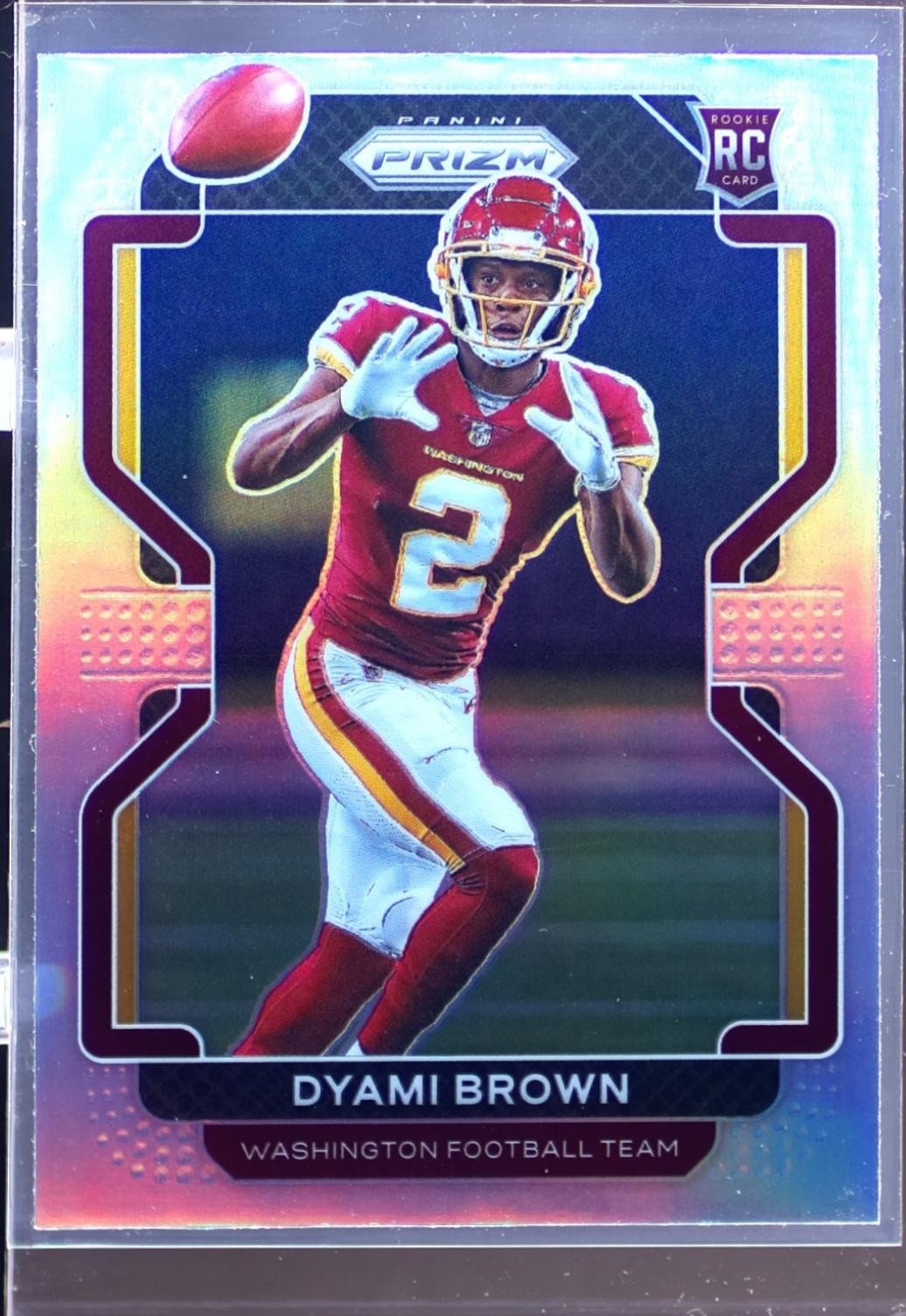 2021 Prizm Dyami Brown Silver RC #353 Team