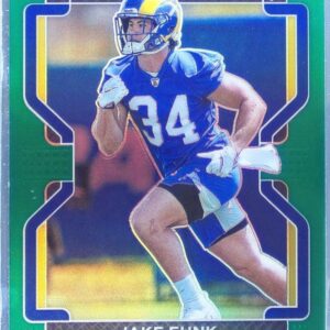 2021 Prizm Jake Funk Green RC #402 Rams