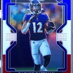 2021 Prizm Rashod Bateman Red White and Blue RC #340 Ravens