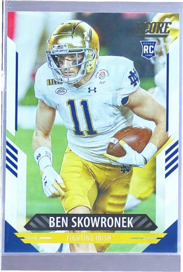 2021 Score Ben Skowronek RC #333 Irish