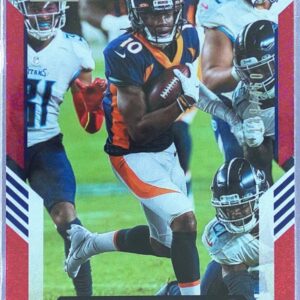2021 Score Jerry Jeudy Dots Red /460 #217 Broncos