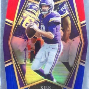 2021 Select Kirk Cousins Red and Blue Prizm Die Cut #123 Vikings