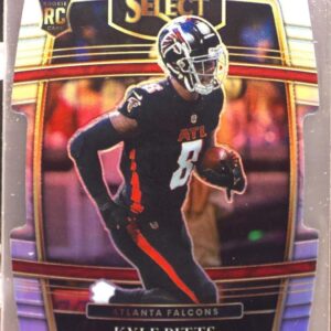 2021 Select Kyle Pitts RC Silver Prizm Die Cut #46 Falcons