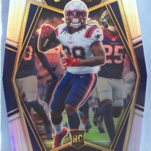 2021 Select Rhamondre Stevenson Silver Prizm Die Cut RC #175 Patriots