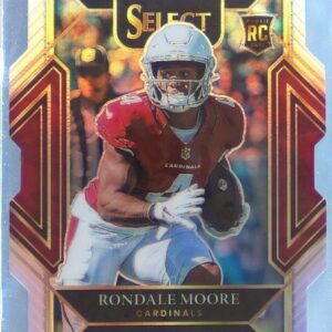 2021 Select Rondale Moore Silver Prizm Die Cut RC #258 Cardinals