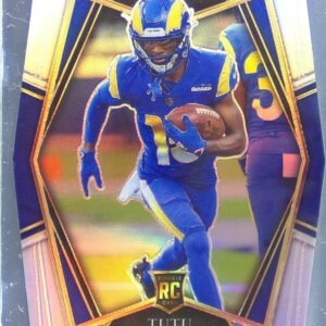 2021 Select Tutu Atwell Silver Prizm Die Cut RC #161 Rams