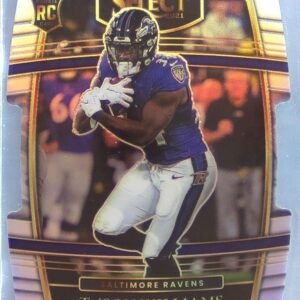 2021 Select Ty'Son Williams Silver Prizm Die Cut RC #99 Ravens