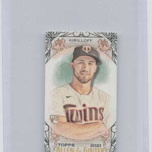 2021 Topps Allen & Ginter Alex Kirilloff Mini Black Border #116 Twins