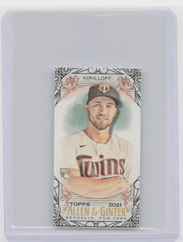 2021 Topps Allen & Ginter Alex Kirilloff Mini Black Border #116 Twins