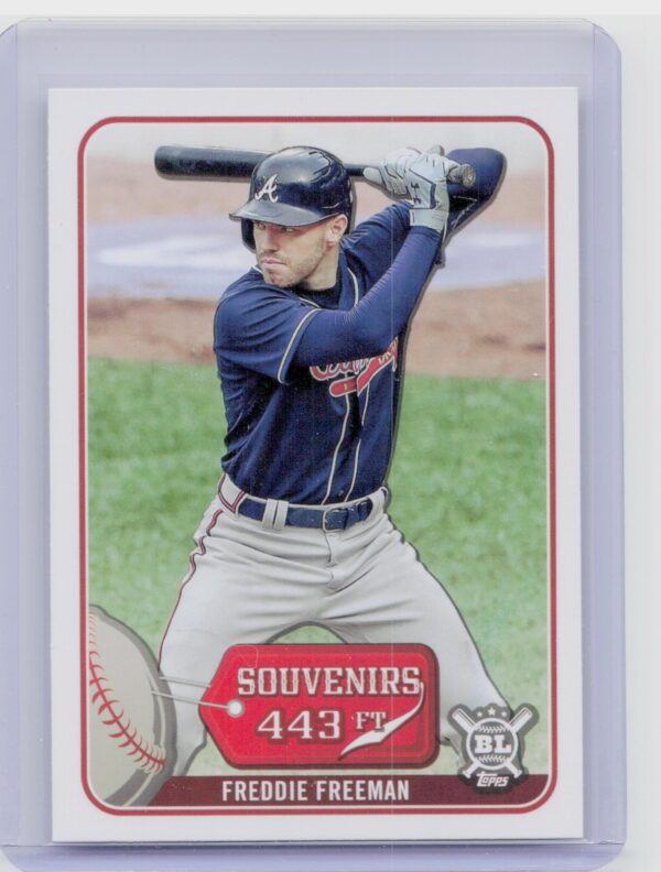 2021 Topps Big League Freddie Freeman Souvenirs #SO-5 Braves