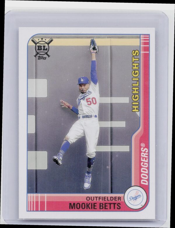 2021 Topps Big League Mookie Betts #298 Dodgers