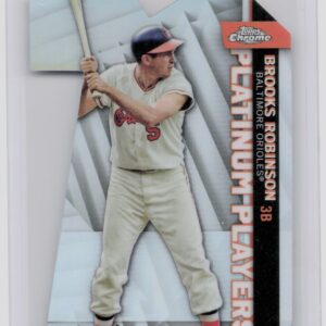 2021 Topps Chrome Brooks Robinson Platinum Players Die #PDC-19 Orioles