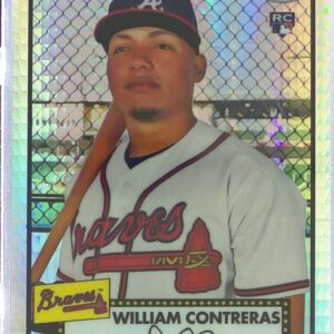 2021 Topps Chrome Platinum William Contreras Prism Refractor #24 Braves