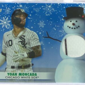 2021 Topps Holiday Yoan Moncada JSY #WRC-YMO Sox Relics