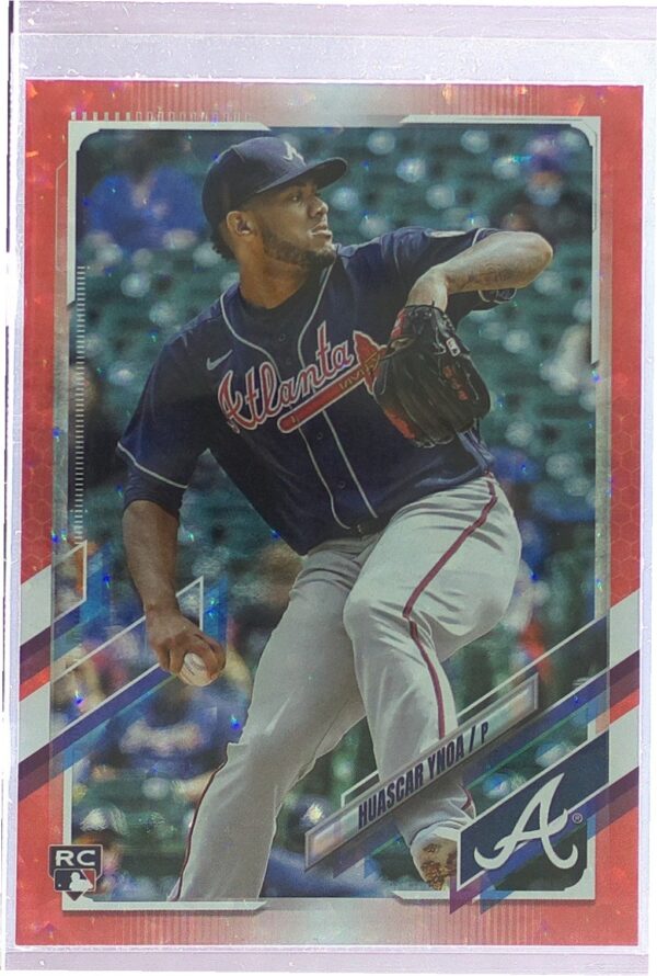 2021 Topps Update Huascar Ynoa Red Foilboard /199 RC #US21 Braves